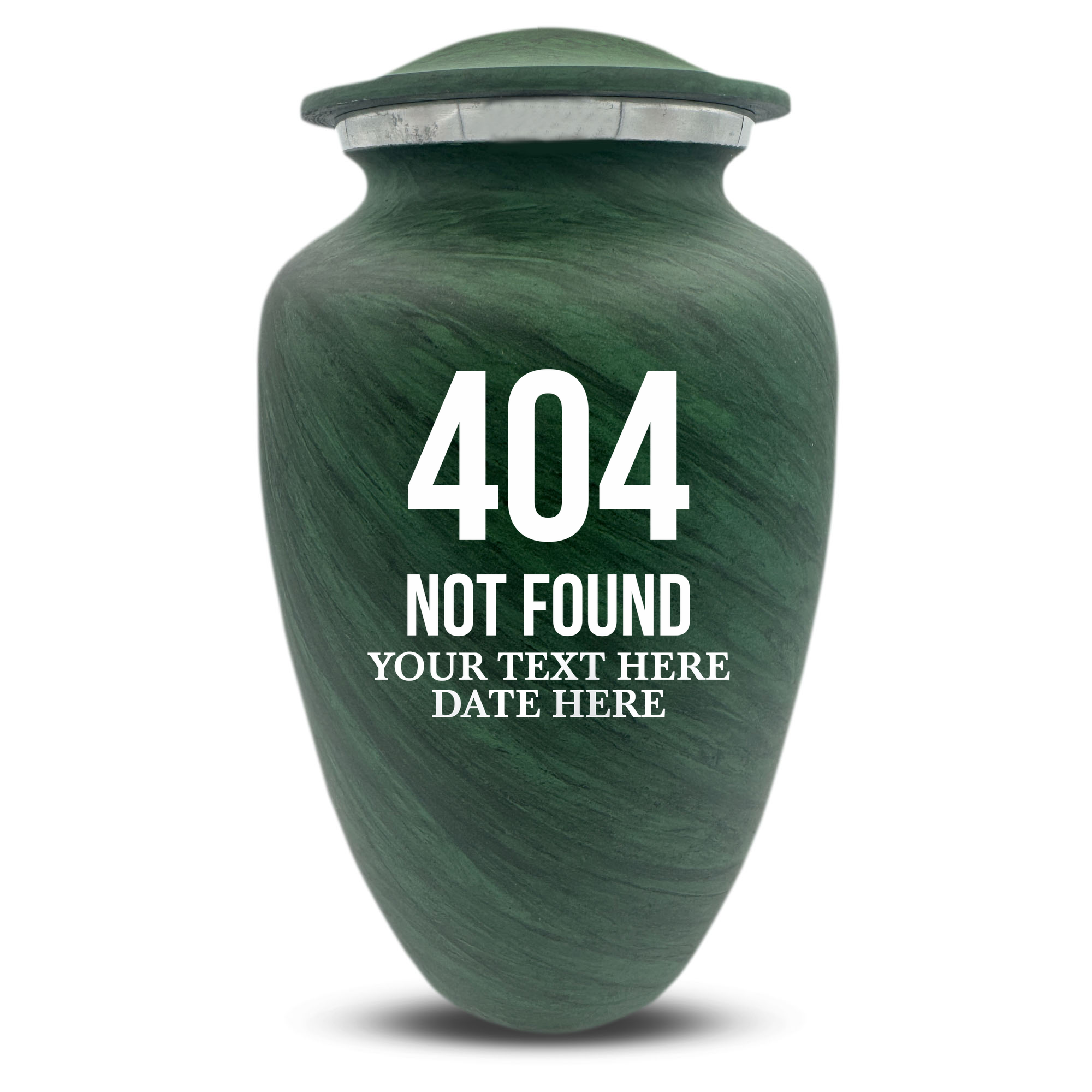Custom Human Urns - Soft Whisper Collection - Funny Tech Design - Distressed Finish - 200 Cubic Inch