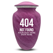 Custom Human Urns - Soft Whisper Collection - Funny Tech Design - Distressed Finish - 200 Cubic Inch