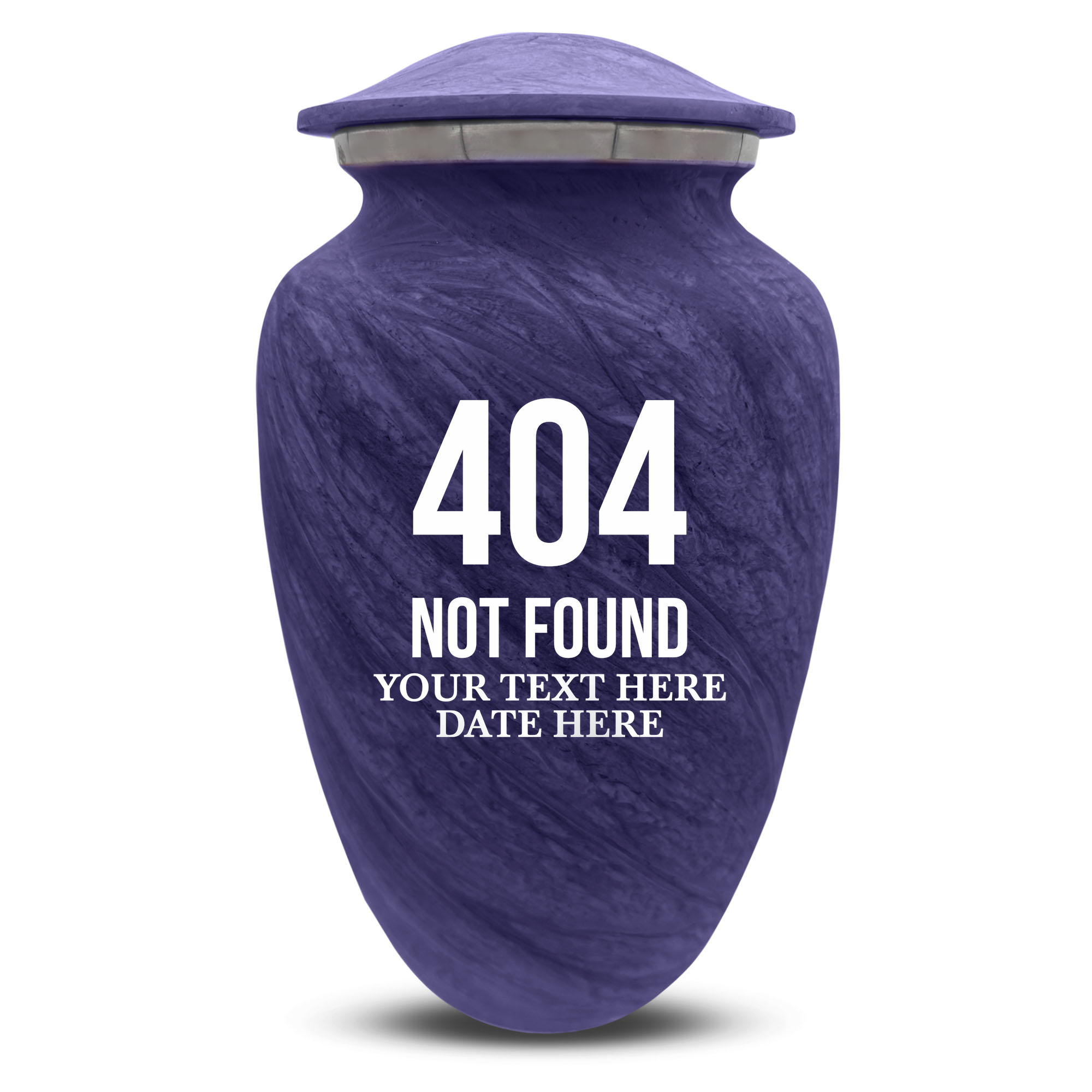 Custom Human Urns - Soft Whisper Collection - Funny Tech Design - Distressed Finish - 200 Cubic Inch