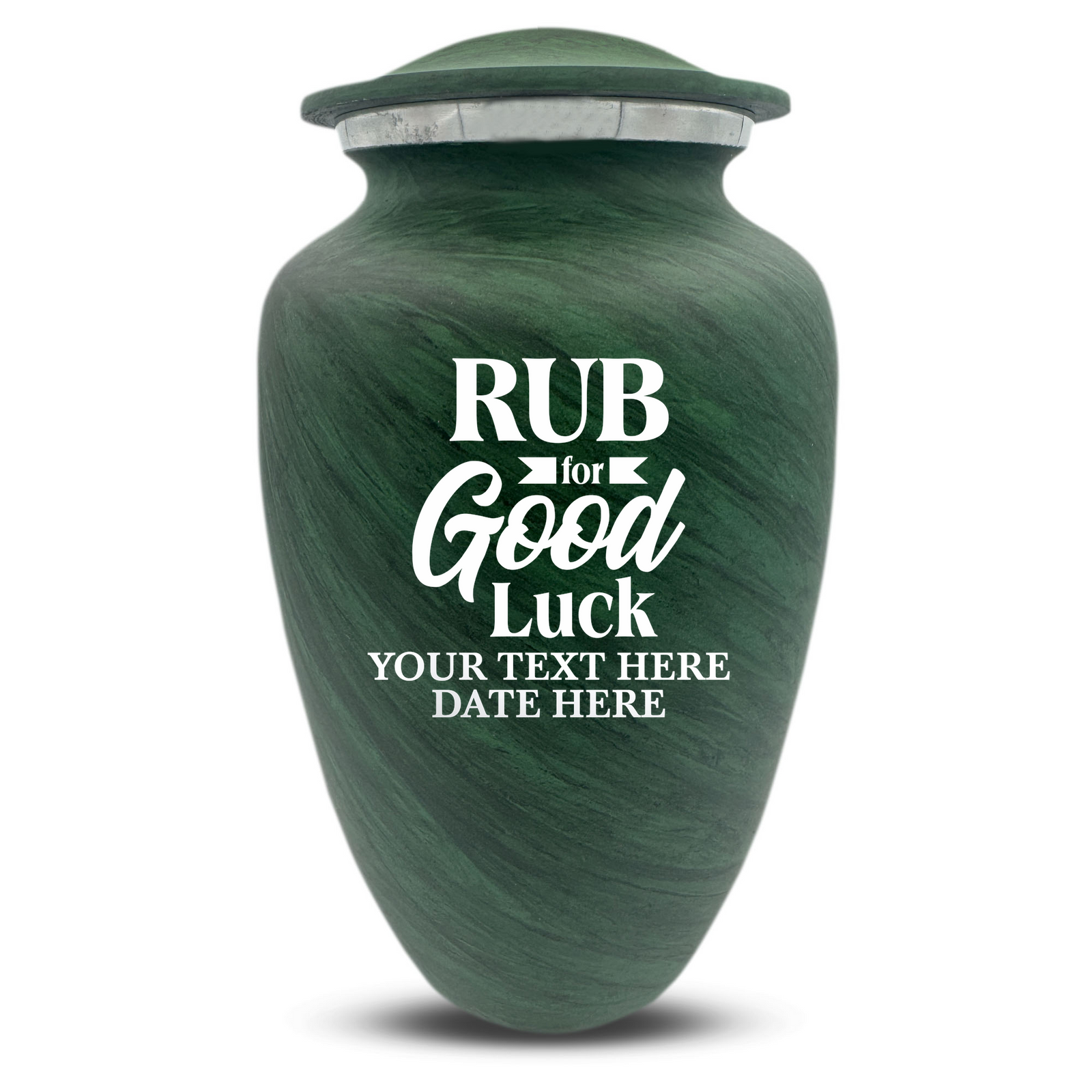 Custom Human Urns - Soft Whisper Collection - Just Funny Design - Distressed Finish - 200 Cubic Inch