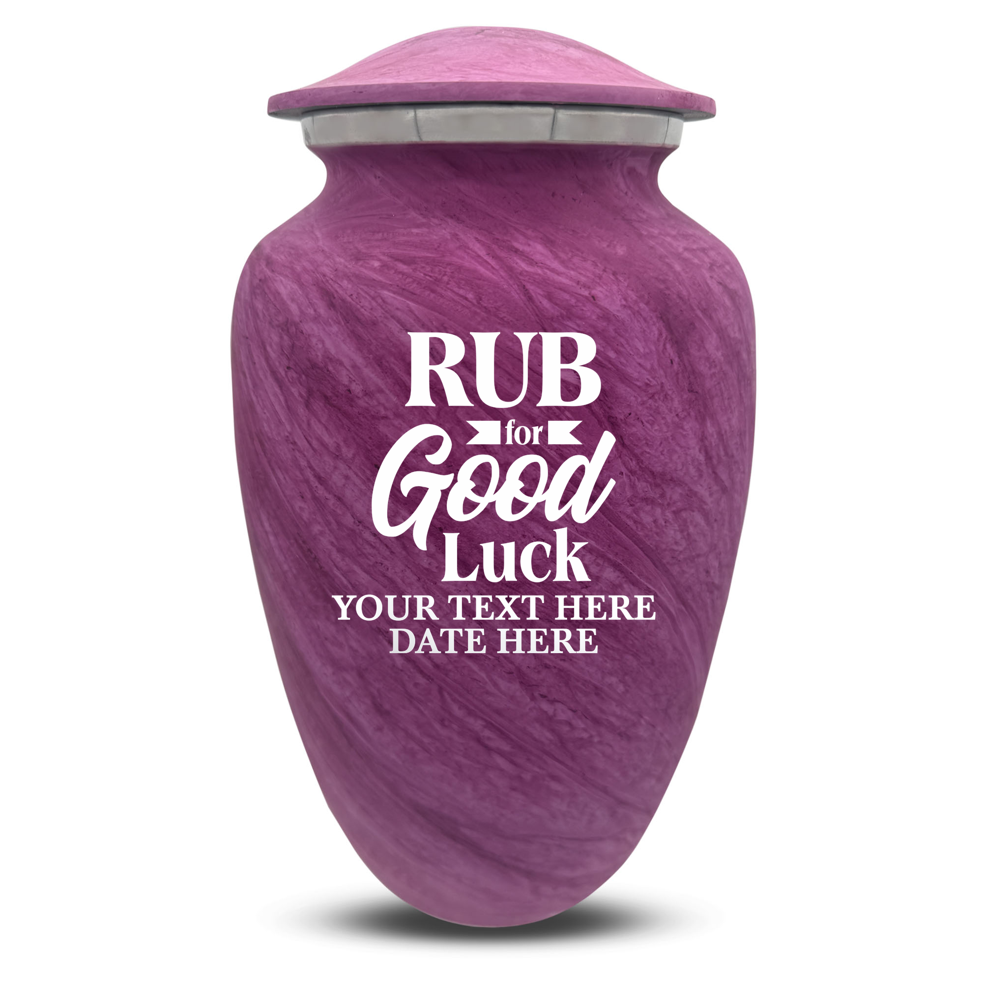 Custom Human Urns - Soft Whisper Collection - Just Funny Design - Distressed Finish - 200 Cubic Inch