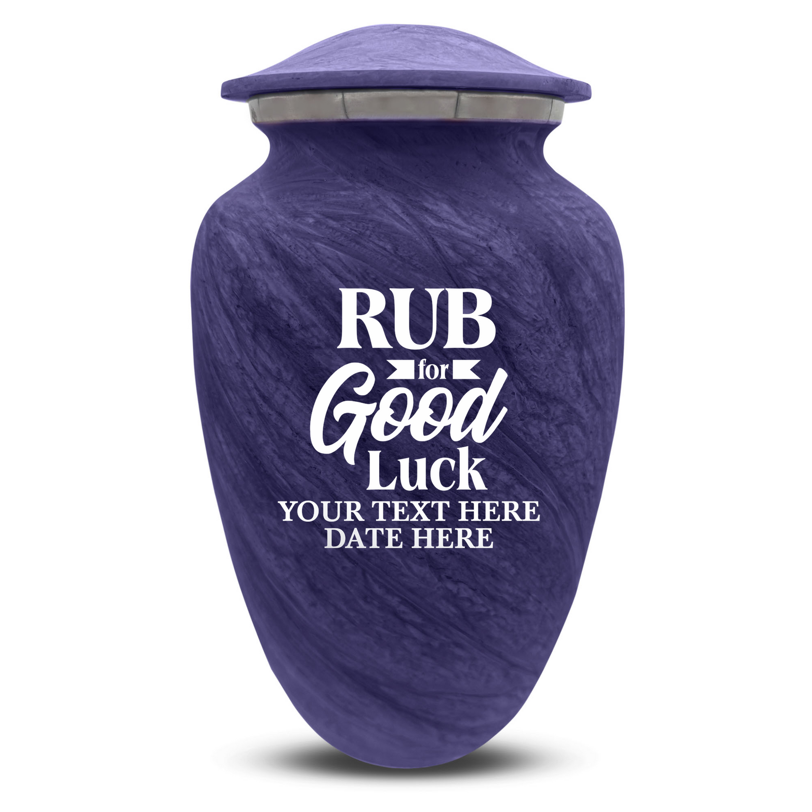 Custom Human Urns - Soft Whisper Collection - Just Funny Design - Distressed Finish - 200 Cubic Inch