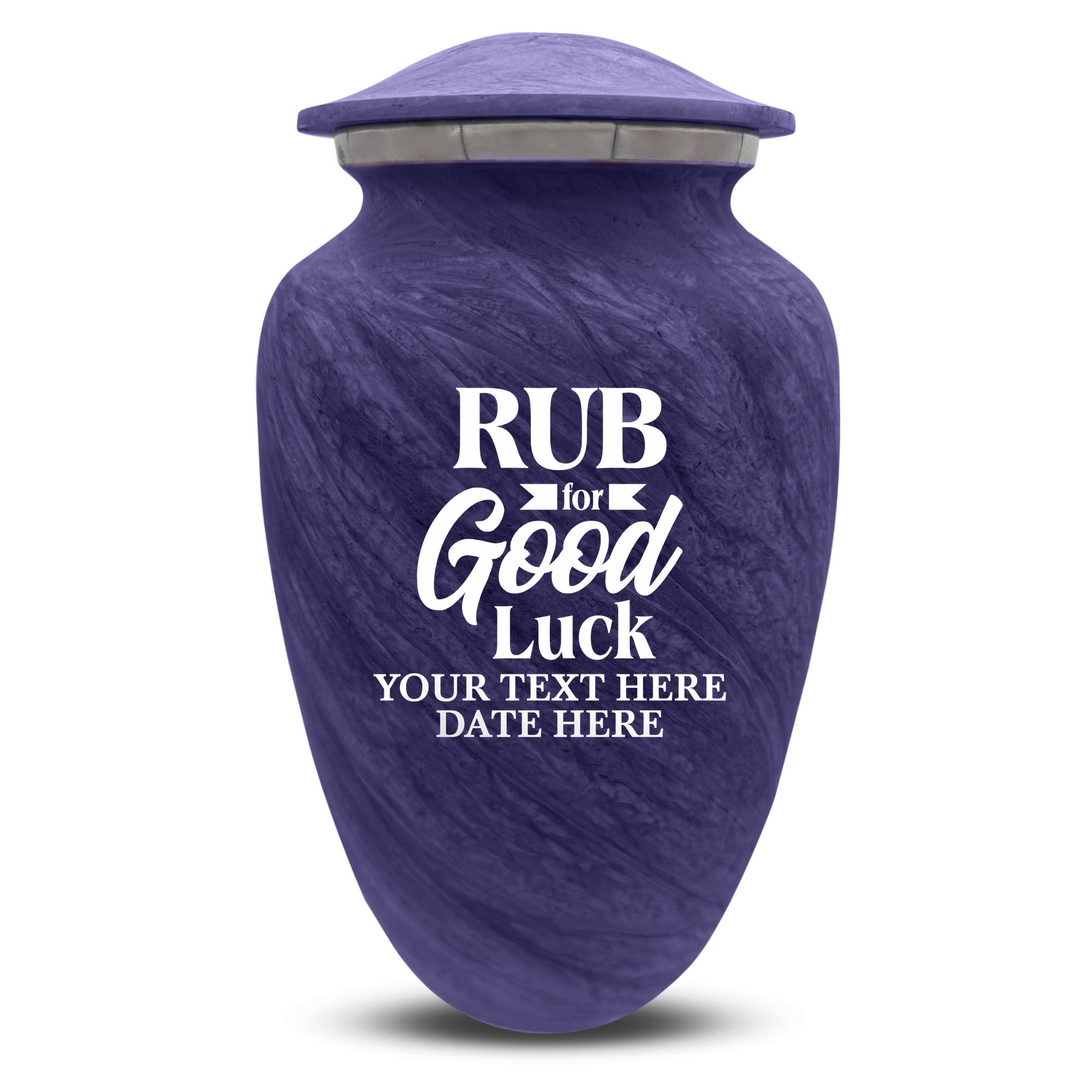 Custom Human Urns - Soft Whisper Collection - Just Funny Design - Distressed Finish - 200 Cubic Inch
