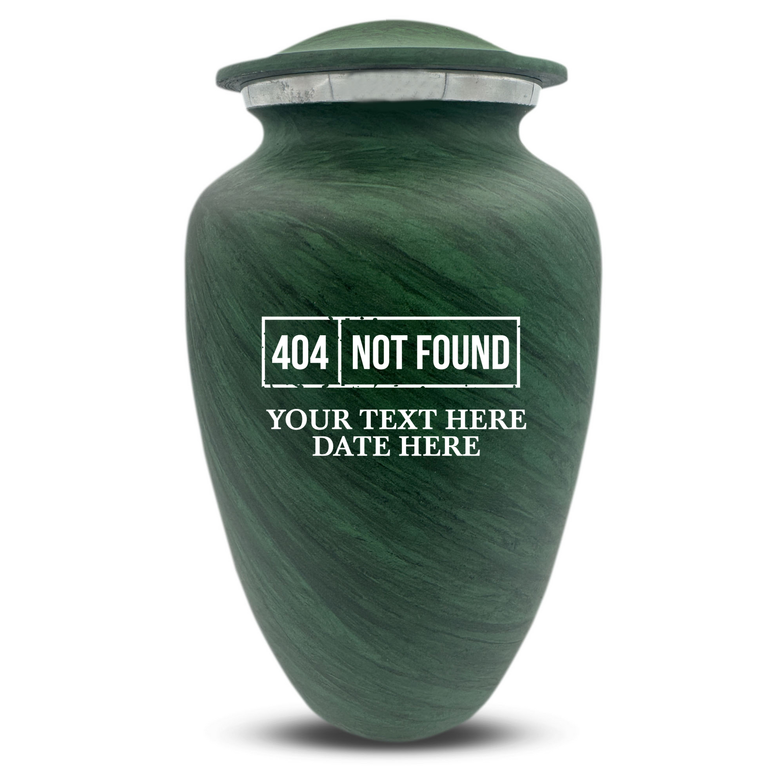 Custom Human Urns - Soft Whisper Collection - Funny Tech Design - Distressed Finish - 200 Cubic Inch