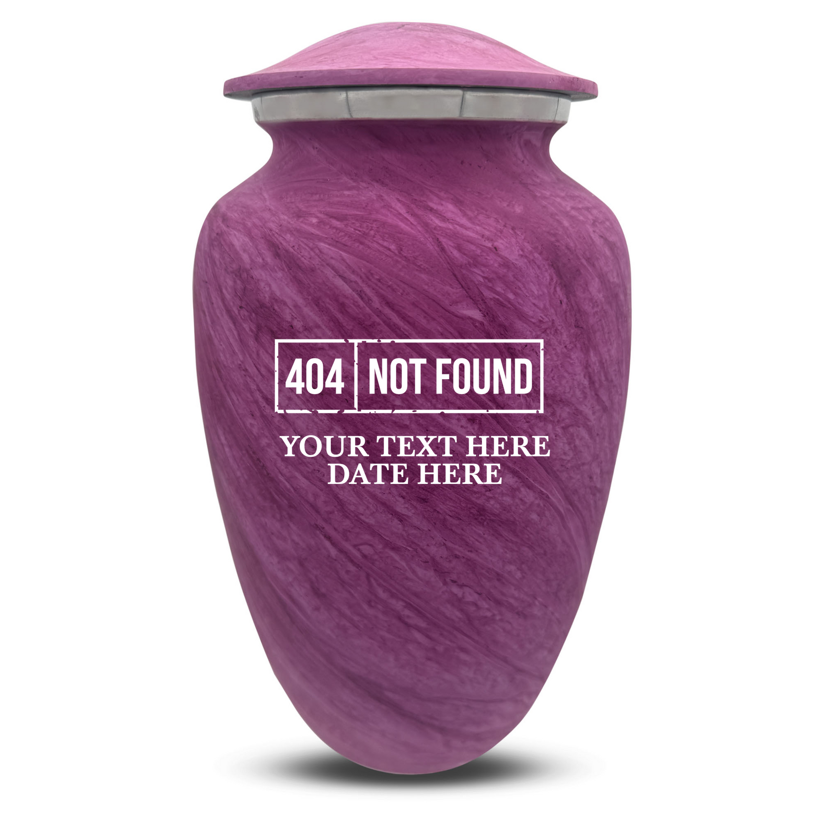 Custom Human Urns - Soft Whisper Collection - Funny Tech Design - Distressed Finish - 200 Cubic Inch