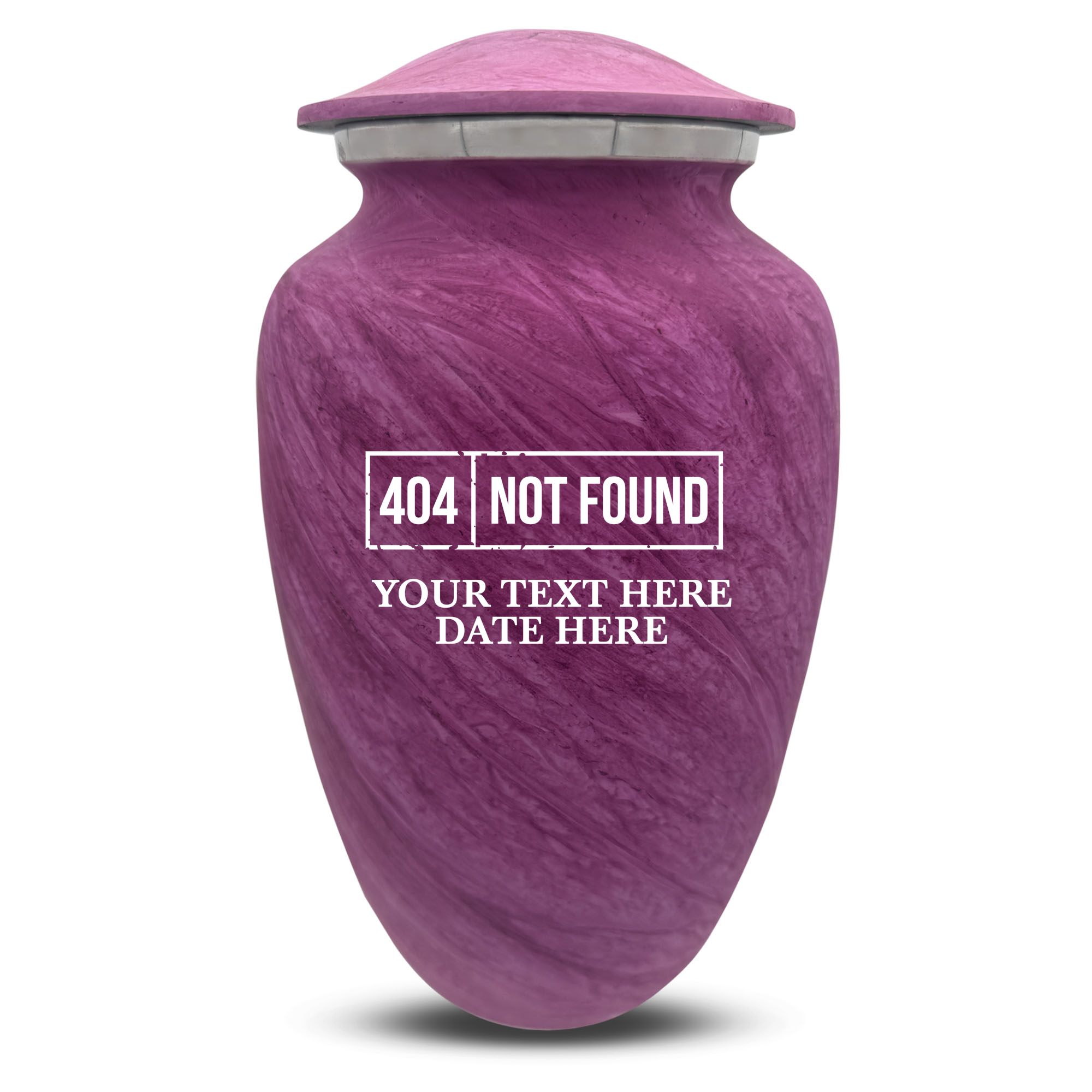 Custom Human Urns - Soft Whisper Collection - Funny Tech Design - Distressed Finish - 200 Cubic Inch