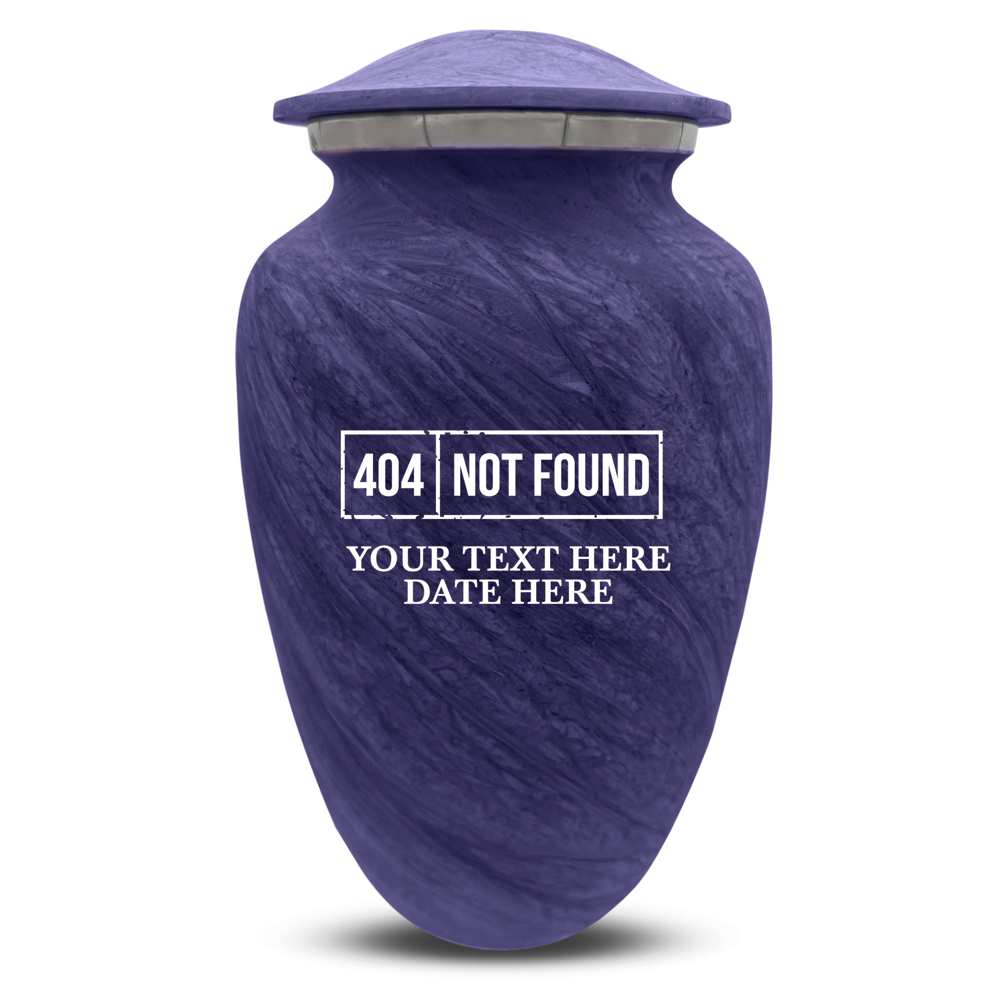 Custom Human Urns - Soft Whisper Collection - Funny Tech Design - Distressed Finish - 200 Cubic Inch