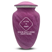 Custom Human Urns - Soft Whisper Collection - Funny Office Design - Distressed Finish - 200 Cubic Inch