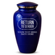 Splendor Human Cremation Urn - 200 Cubic Inch Capacity - Metal | Office Humor