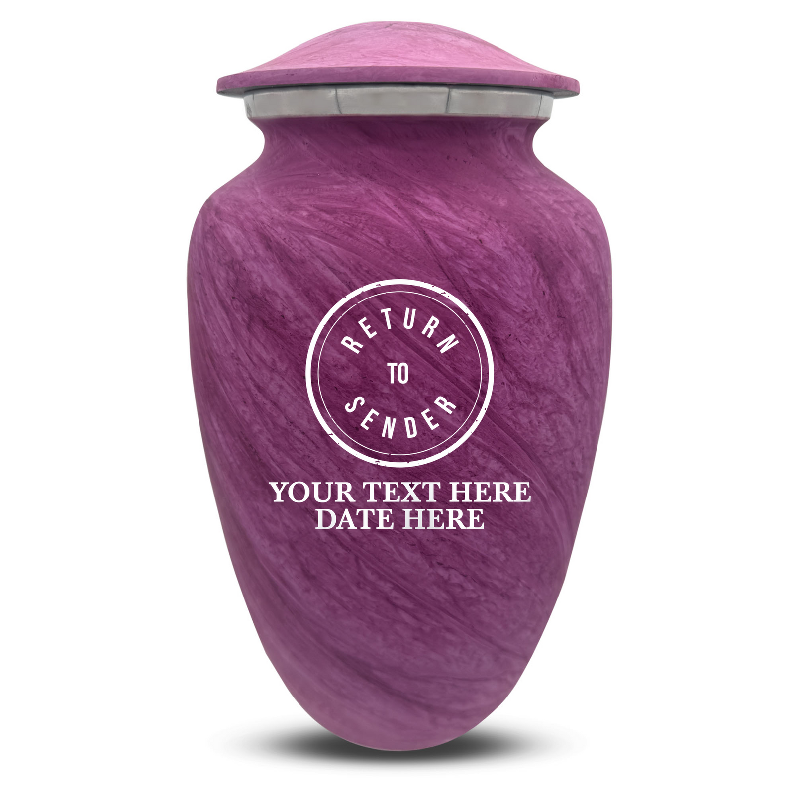 Custom Human Urns - Soft Whisper Collection - Funny Office Design - Distressed Finish - 200 Cubic Inch