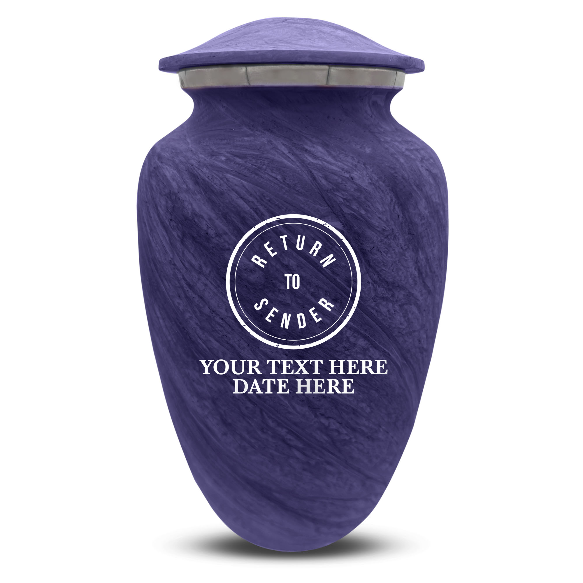 Custom Human Urns - Soft Whisper Collection - Funny Office Design - Distressed Finish - 200 Cubic Inch