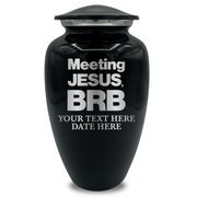 Splendor Human Cremation Urn – 200 Cubic Inch Capacity – Metal | Christian Humor