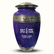 Purple / Don't Open Dead Inside With Zombie Hands