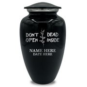 Splendor Human Cremation Urn - 200 Cubic Inch Capacity - Metal | Funny Pop Culture Collection