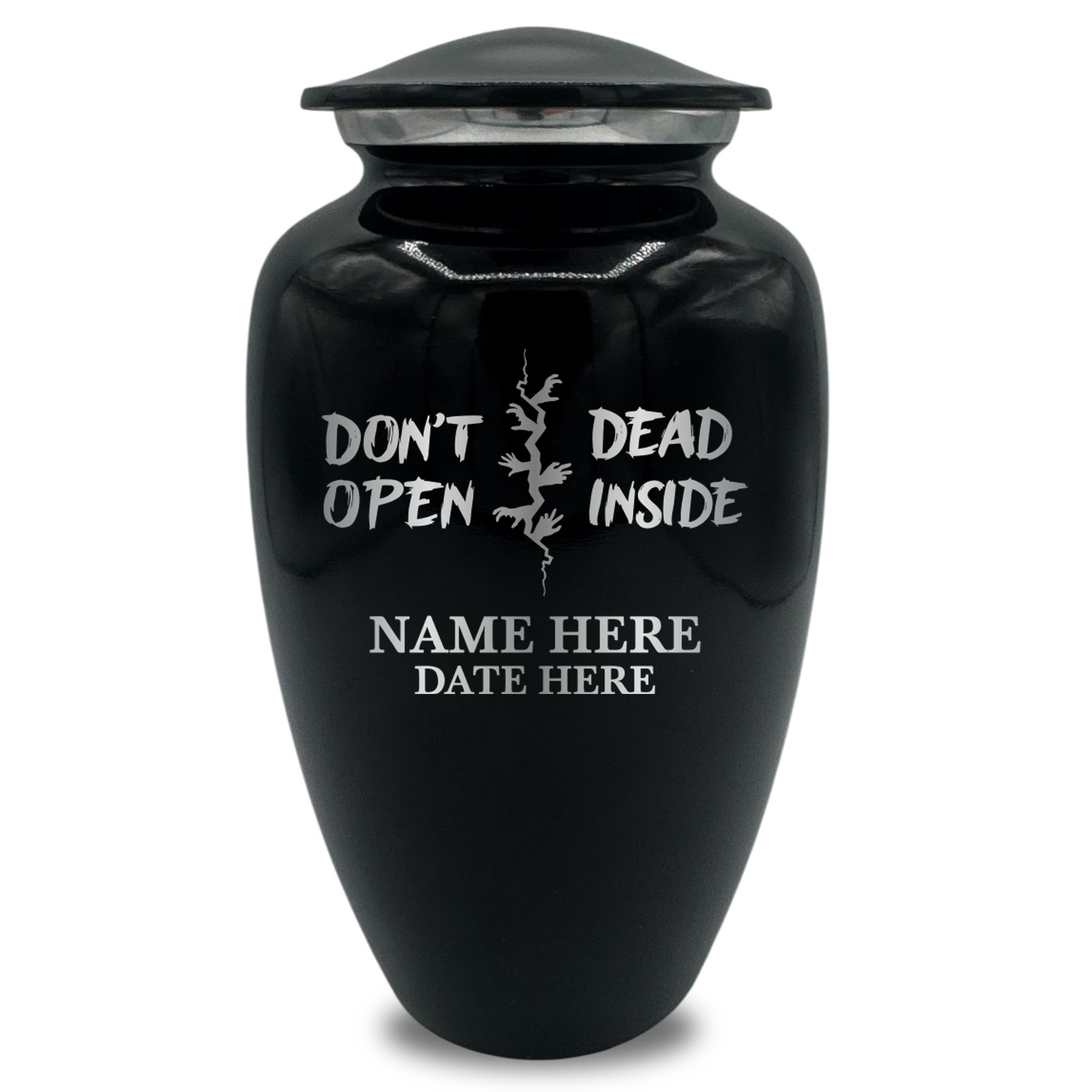 Splendor Human Cremation Urn - 200 Cubic Inch Capacity - Metal | Funny Pop Culture Collection