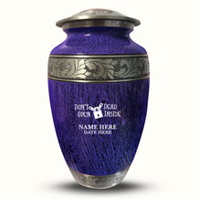 Purple / Don't Open Dead Inside With Lock Icon