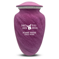 Pink / Don't Open Dead Inside With Lock Icon