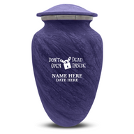 Purple / Don't Open Dead Inside With Lock Icon