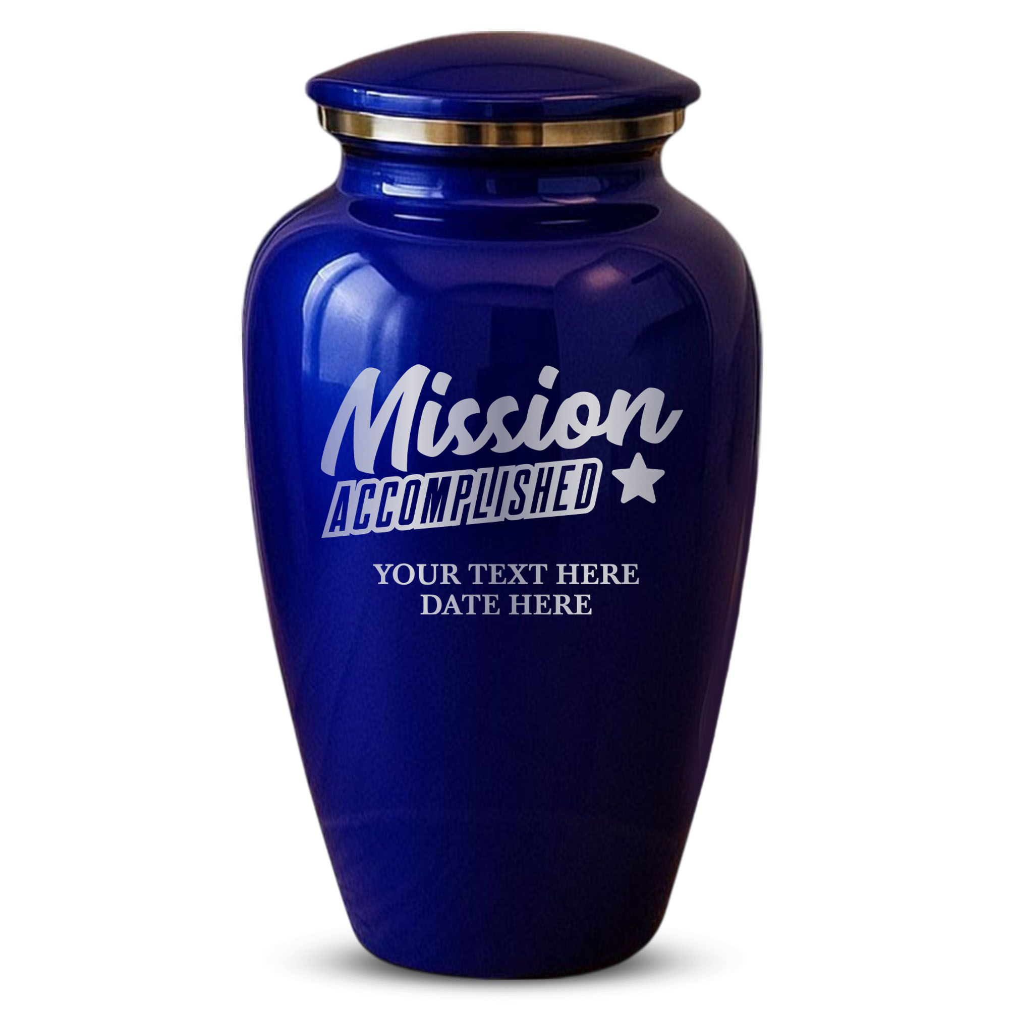 Splendor Human Cremation Urn – 200 Cubic Inch Capacity – Metal | Fantasy Memorial