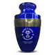 Elite Human Cremation Urn – 200 Cubic Inch – Aluminum with Gold Inlay | Afterlife Humor