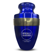 Custom Aluminum Human Urn - Funny Tech Design - Elite Collection with Gold Inlay - 200 Cubic Inch