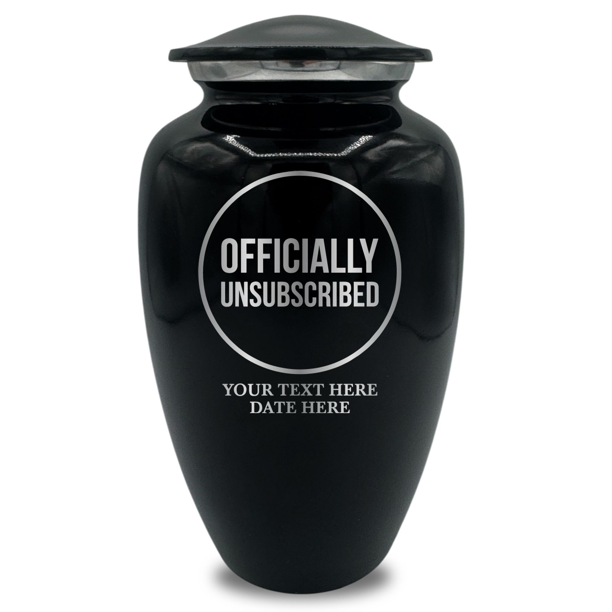 Splendor Human Cremation Urn – 200 Cubic Inch Capacity – Metal | Tech Humor