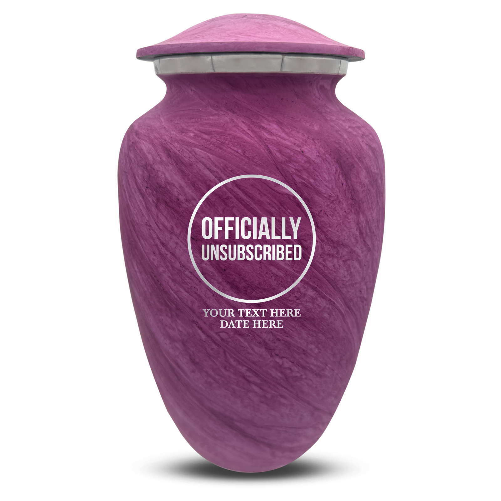 Custom Human Urns - Soft Whisper Collection - Funny Tech Design - Distressed Finish - 200 Cubic Inch