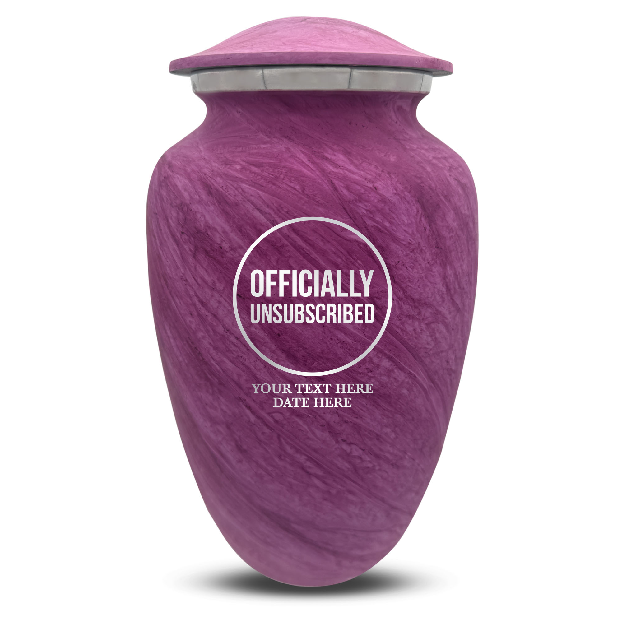 Custom Human Urns - Soft Whisper Collection - Funny Tech Design - Distressed Finish - 200 Cubic Inch