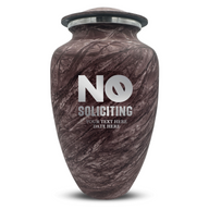 Burgundy / No Soliciting