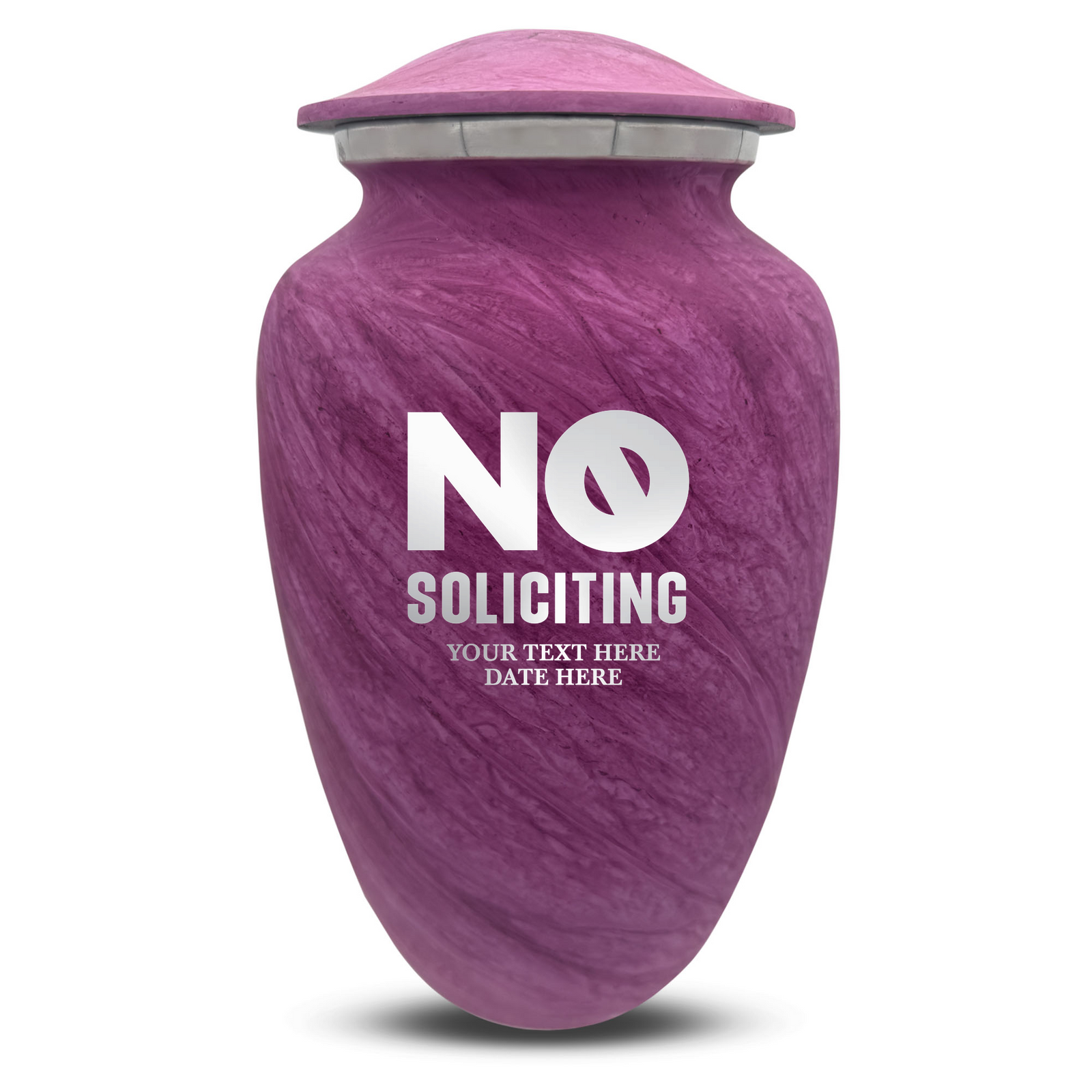 Custom Human Urns - Soft Whisper Collection - Funny Office Design - Distressed Finish - 200 Cubic Inch