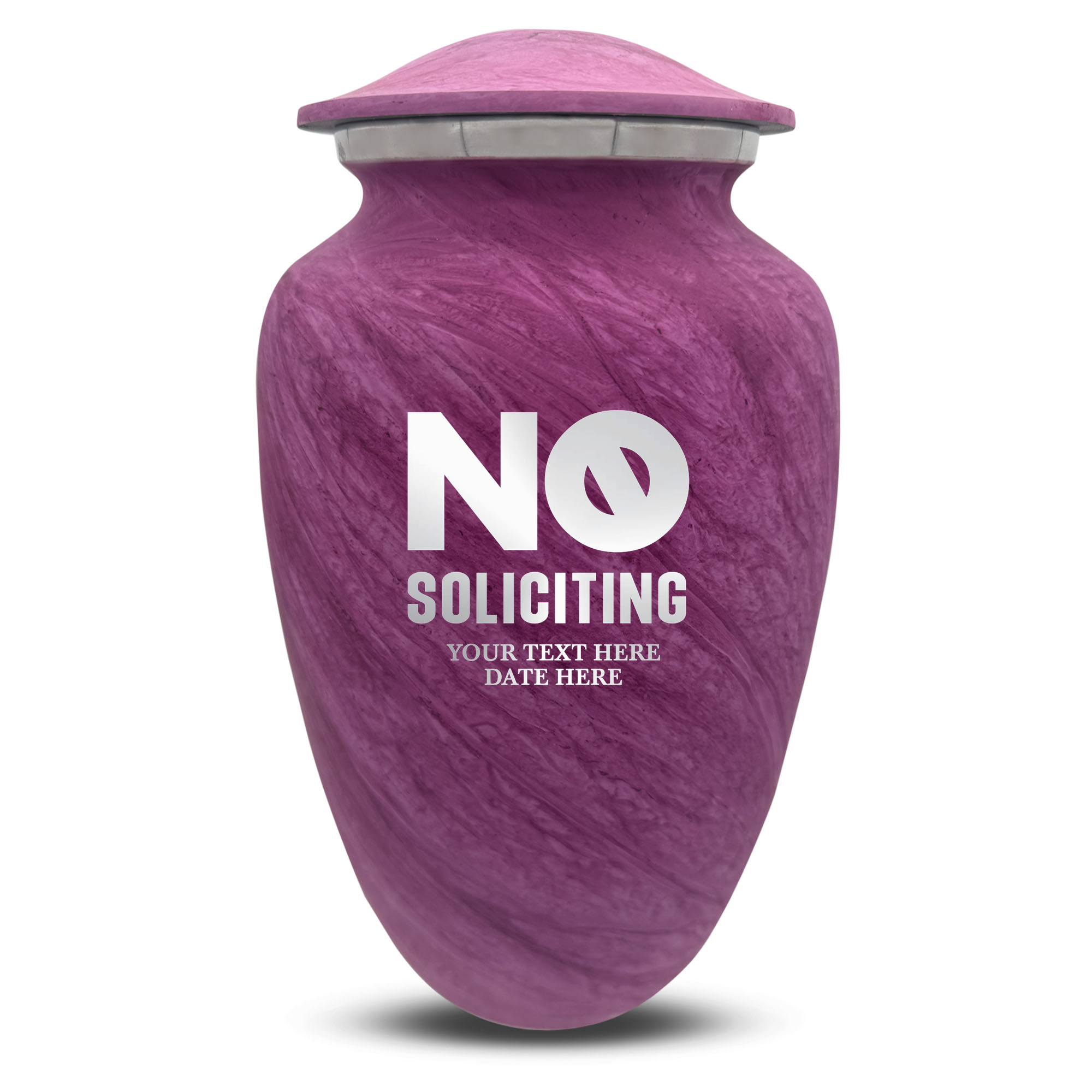 Custom Human Urns - Soft Whisper Collection - Funny Office Design - Distressed Finish - 200 Cubic Inch