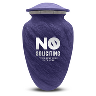 Purple / No Soliciting