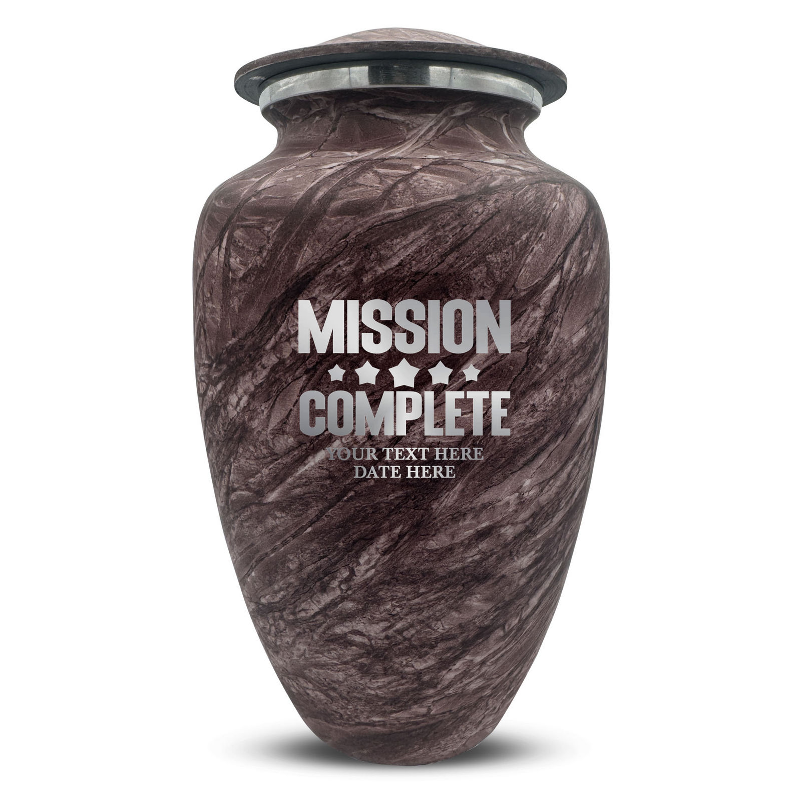 Custom Human Urns - Soft Whisper Collection - Funny Gaming Design - Distressed Finish - 200 Cubic Inch