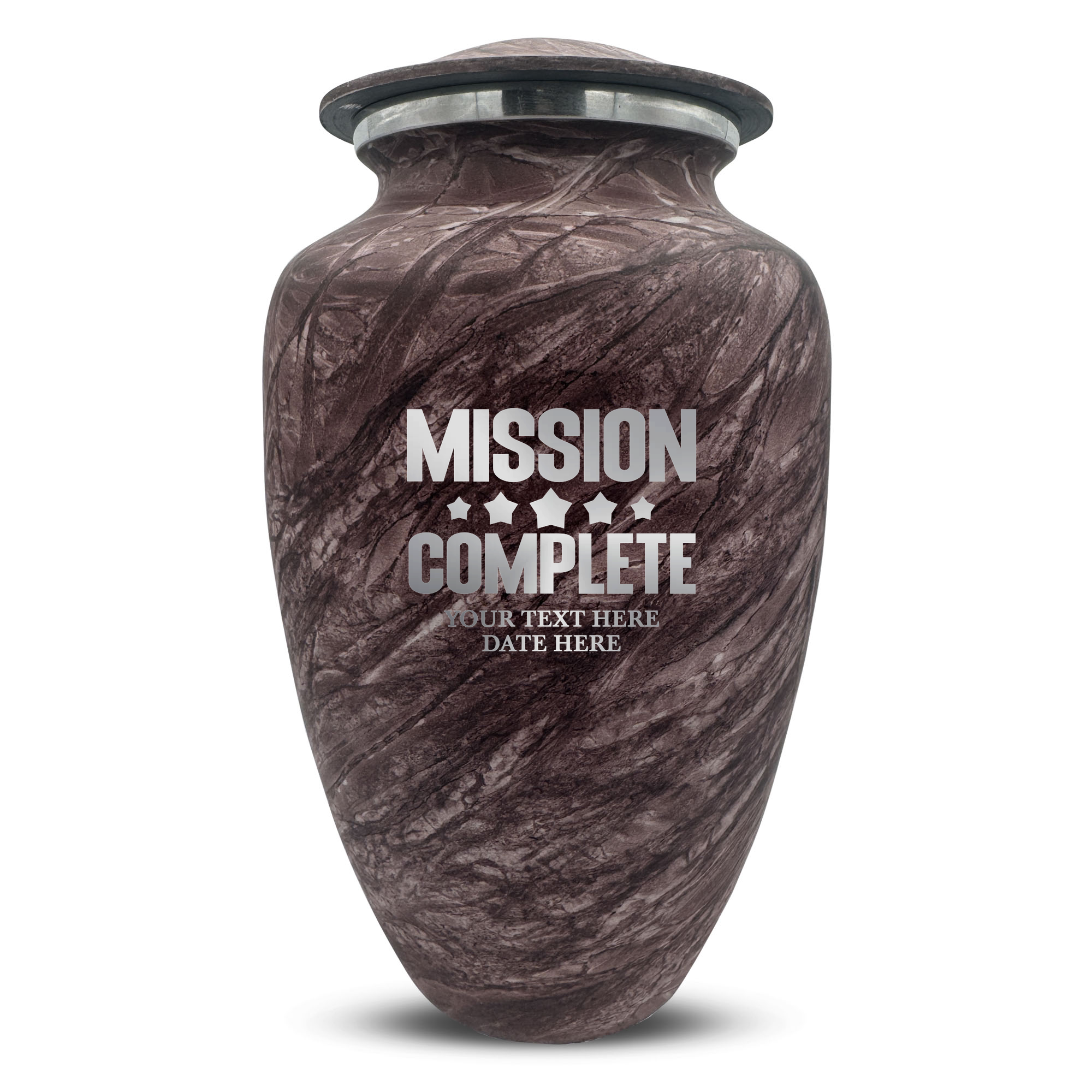 Custom Human Urns - Soft Whisper Collection - Funny Gaming Design - Distressed Finish - 200 Cubic Inch
