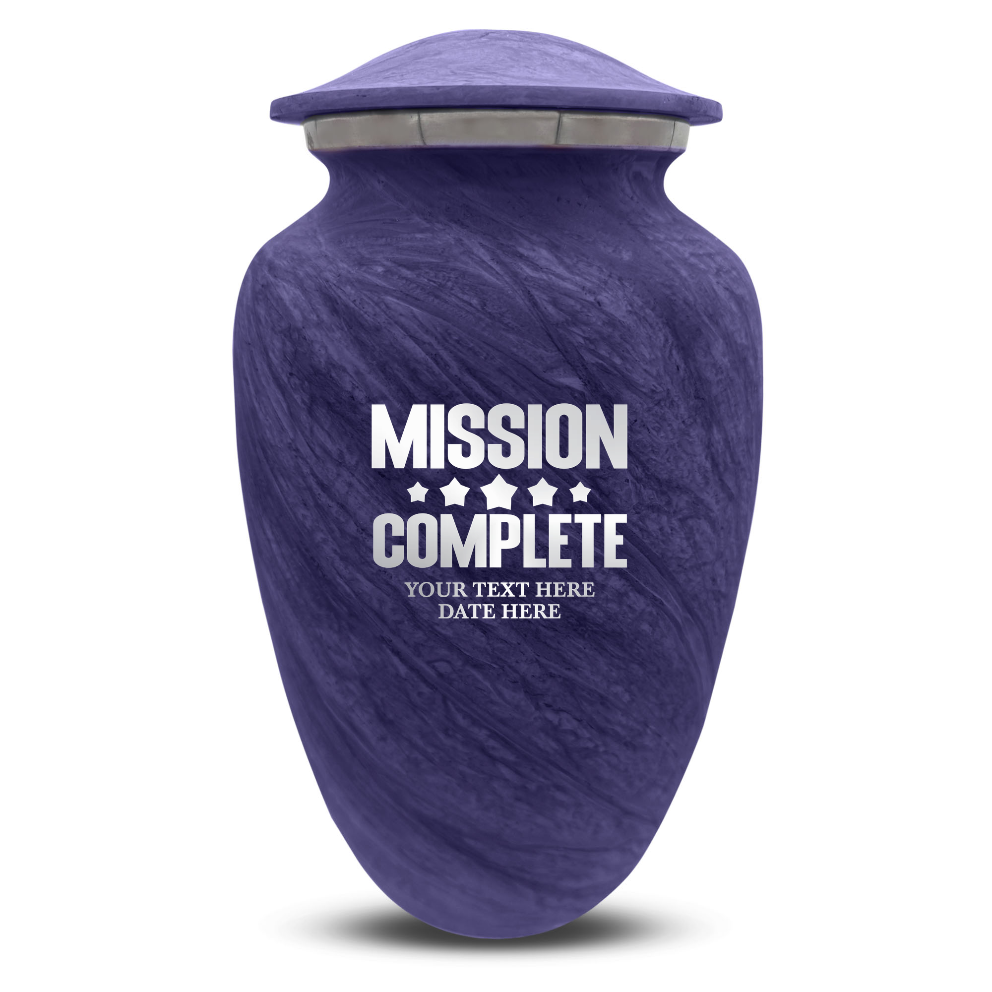 Custom Human Urns - Soft Whisper Collection - Funny Gaming Design - Distressed Finish - 200 Cubic Inch