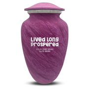 Custom Human Urns - Soft Whisper Collection - Funny TV Design - Distressed Finish - 200 Cubic Inch