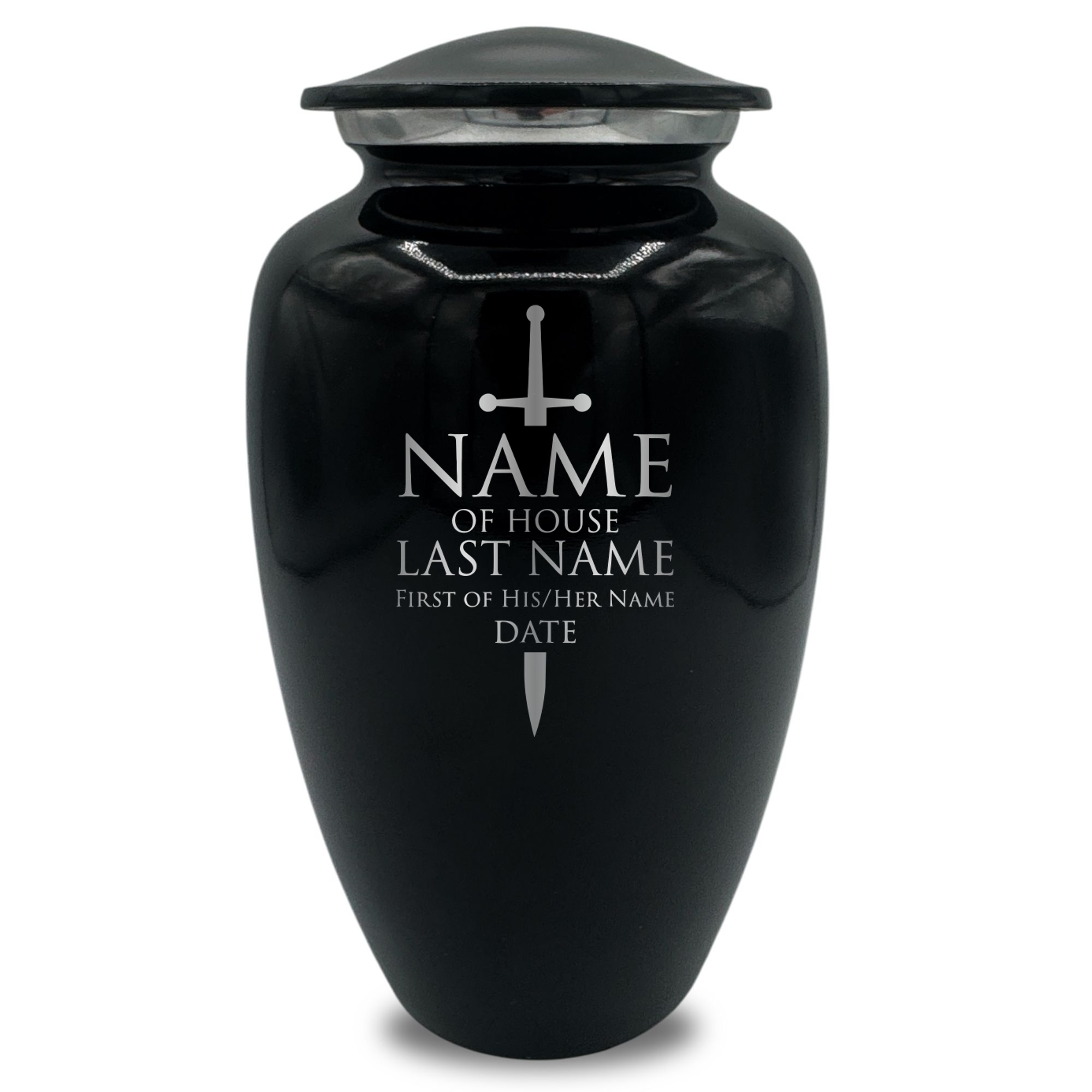 Splendor Human Cremation Urn – 200 Cubic Inch Capacity – Metal | Fantasy Memorial