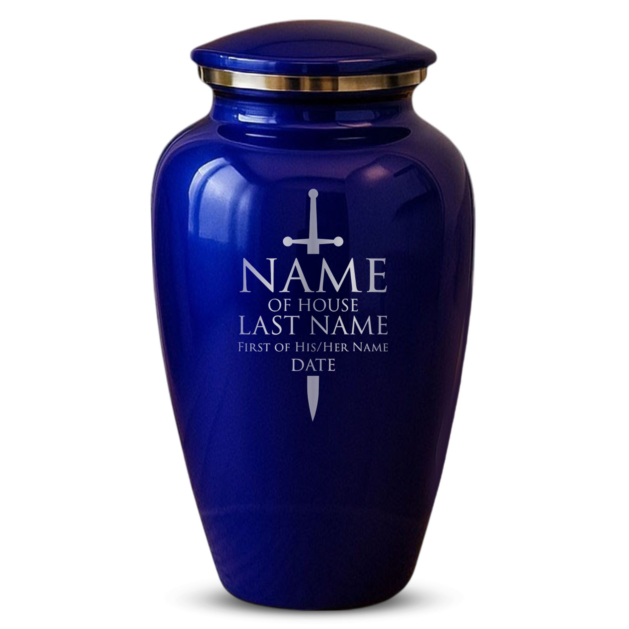 Splendor Human Cremation Urn – 200 Cubic Inch Capacity – Metal | Fantasy Memorial