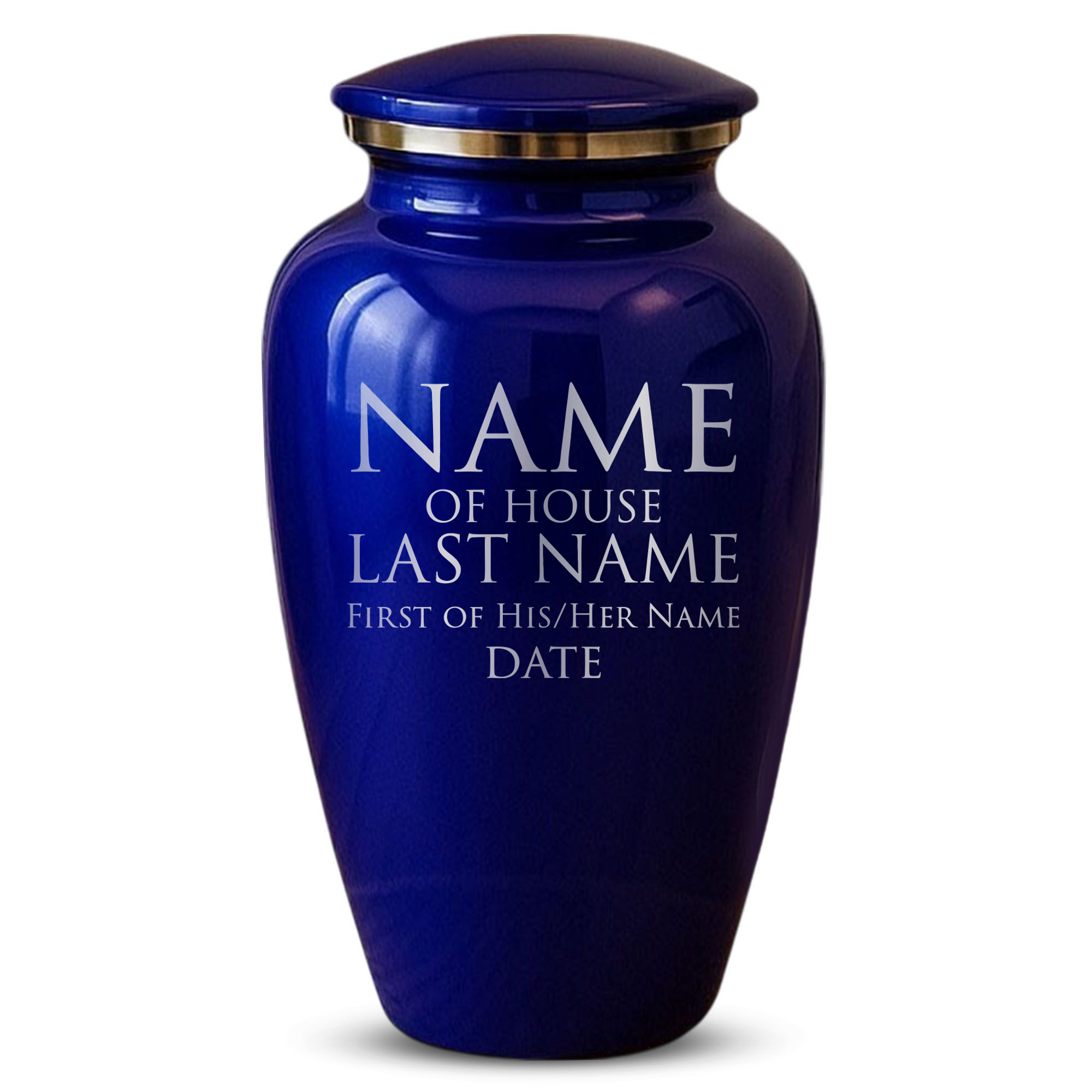 Splendor Human Cremation Urn – 200 Cubic Inch Capacity – Metal | Fantasy Memorial