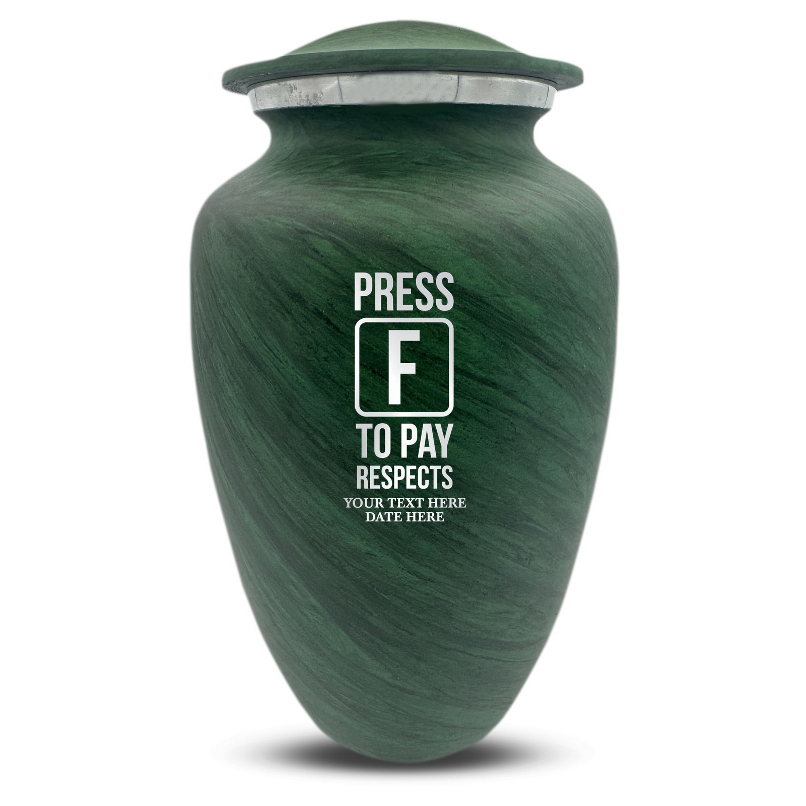Custom Human Urns - Soft Whisper Collection - Funny Gaming Design - Distressed Finish - 200 Cubic Inch