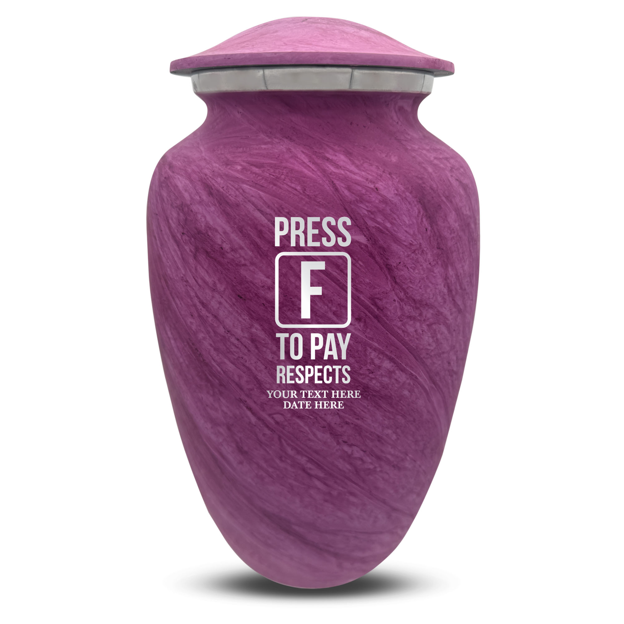 Custom Human Urns - Soft Whisper Collection - Funny Gaming Design - Distressed Finish - 200 Cubic Inch