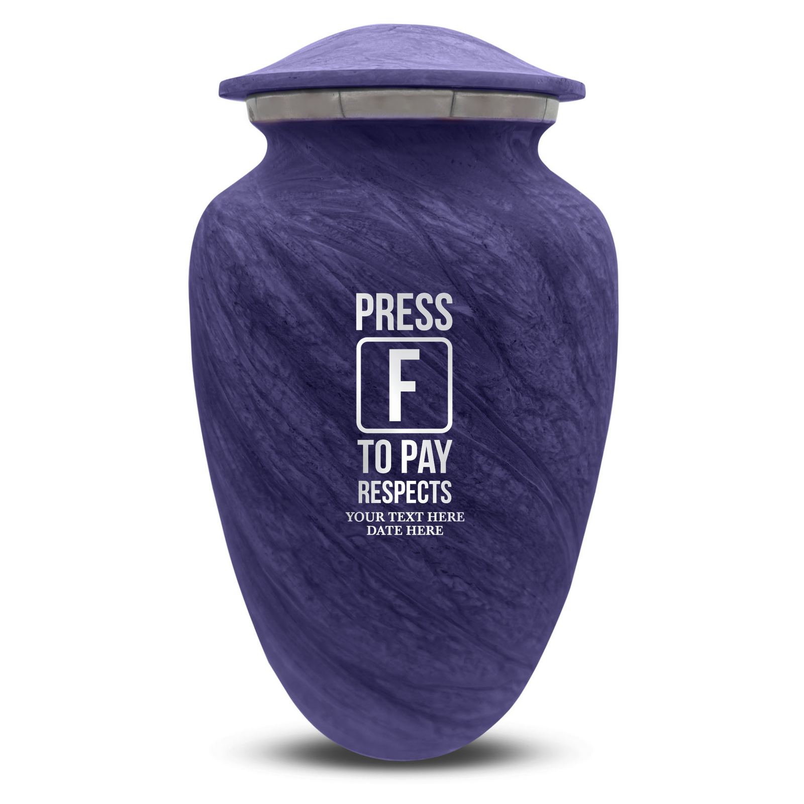 Custom Human Urns - Soft Whisper Collection - Funny Gaming Design - Distressed Finish - 200 Cubic Inch