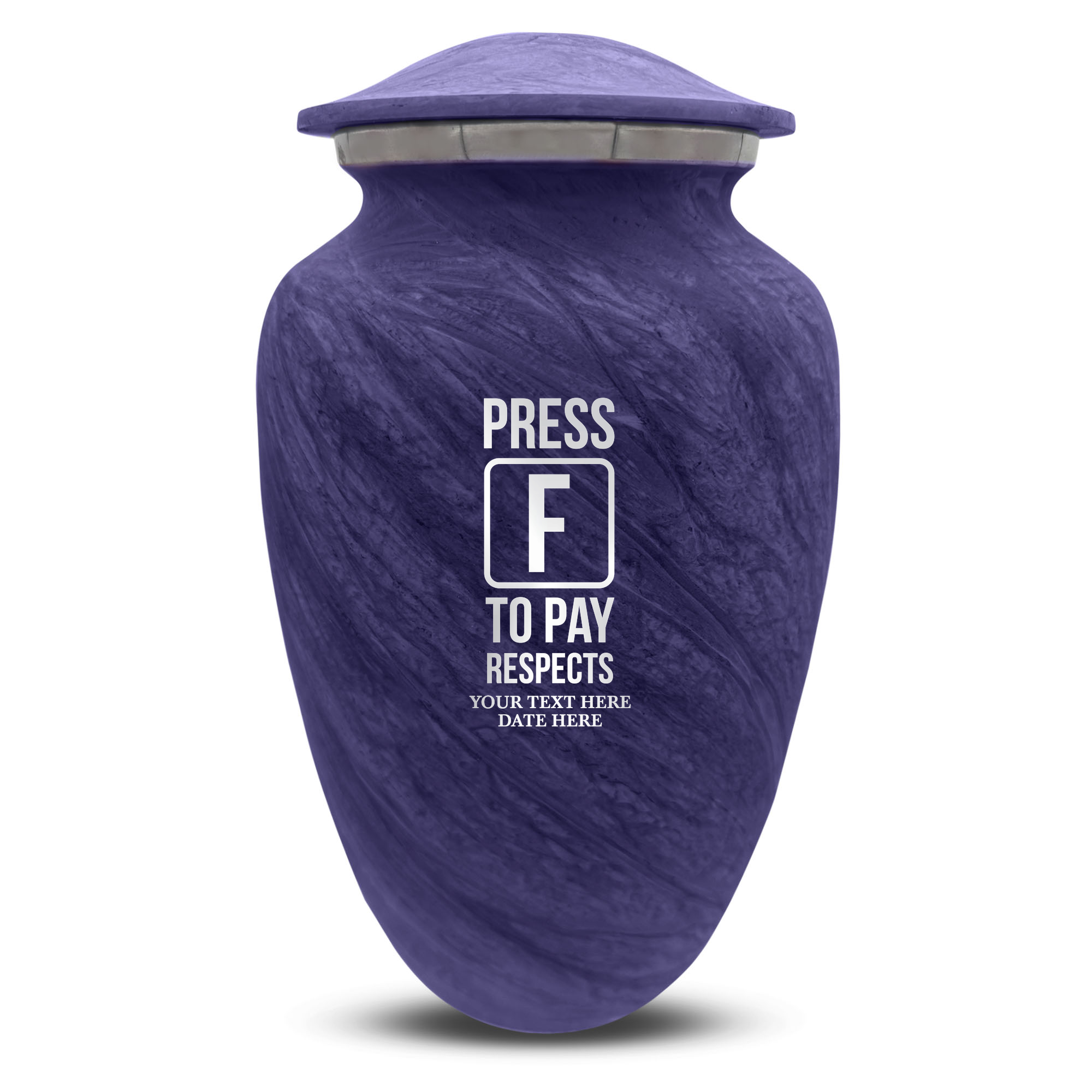 Custom Human Urns - Soft Whisper Collection - Funny Gaming Design - Distressed Finish - 200 Cubic Inch