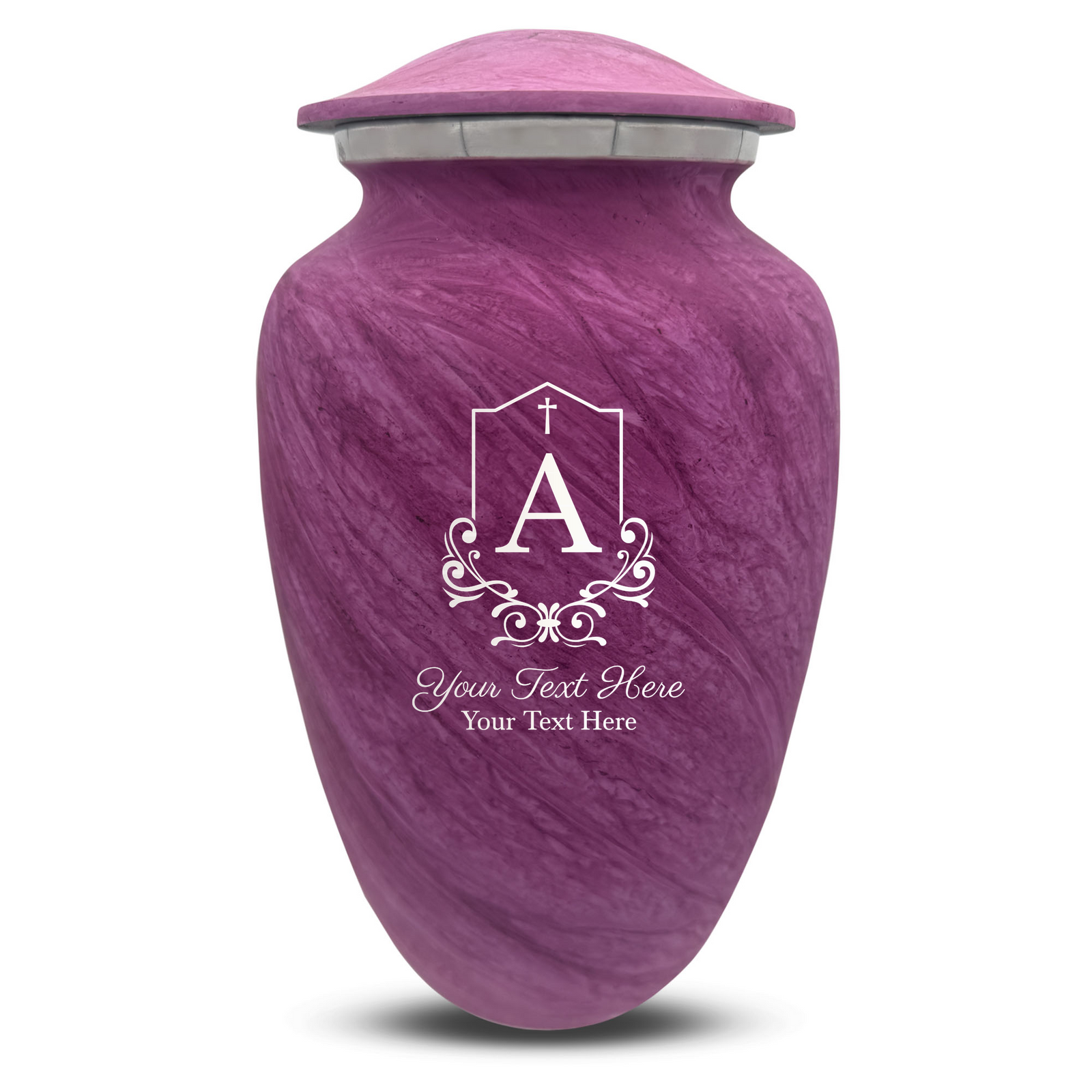 Custom Human Urns - Soft Whisper Collection - Headstone Shape Design - Distressed Finish - 200 Cubic Inch