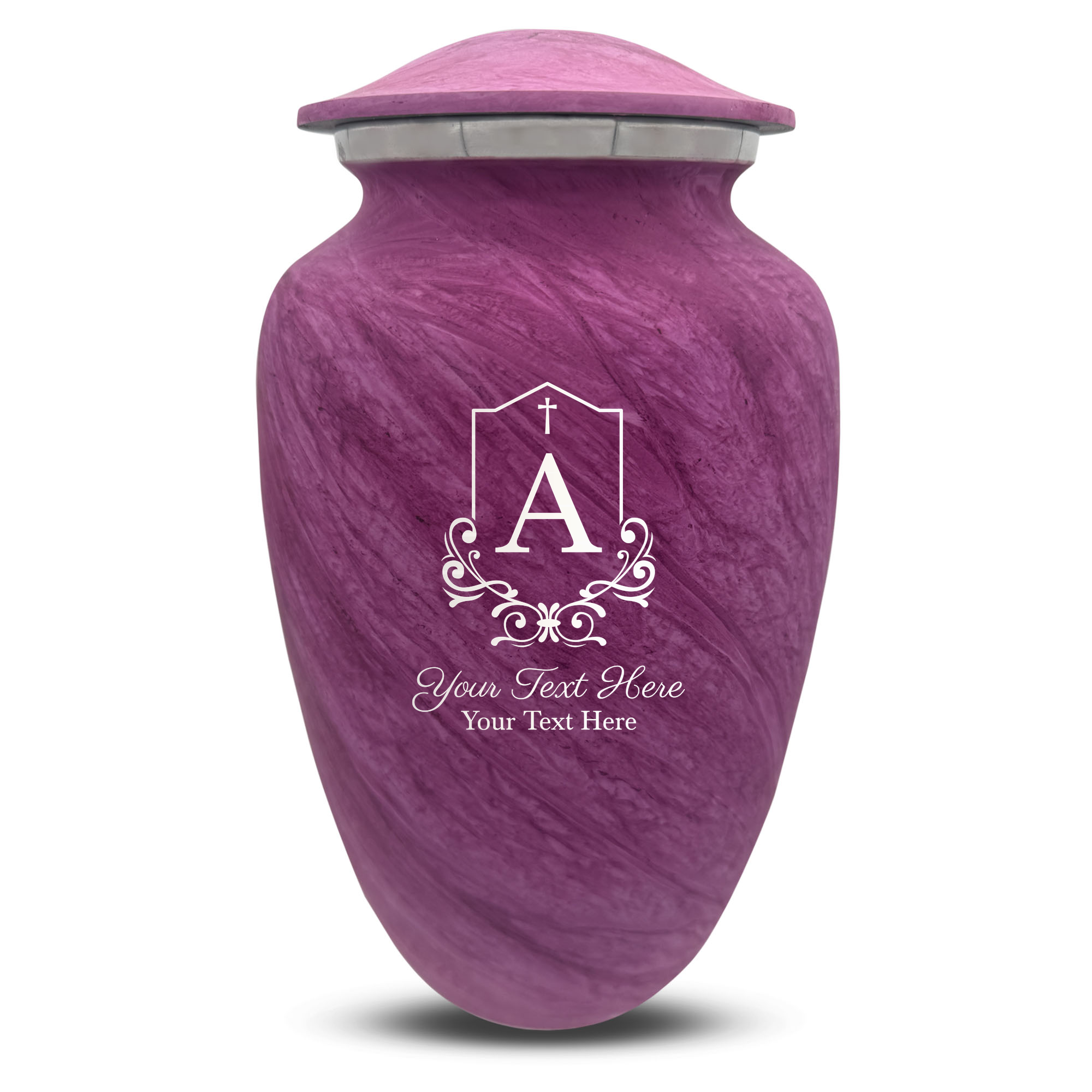 Custom Human Urns - Soft Whisper Collection - Headstone Shape Design - Distressed Finish - 200 Cubic Inch
