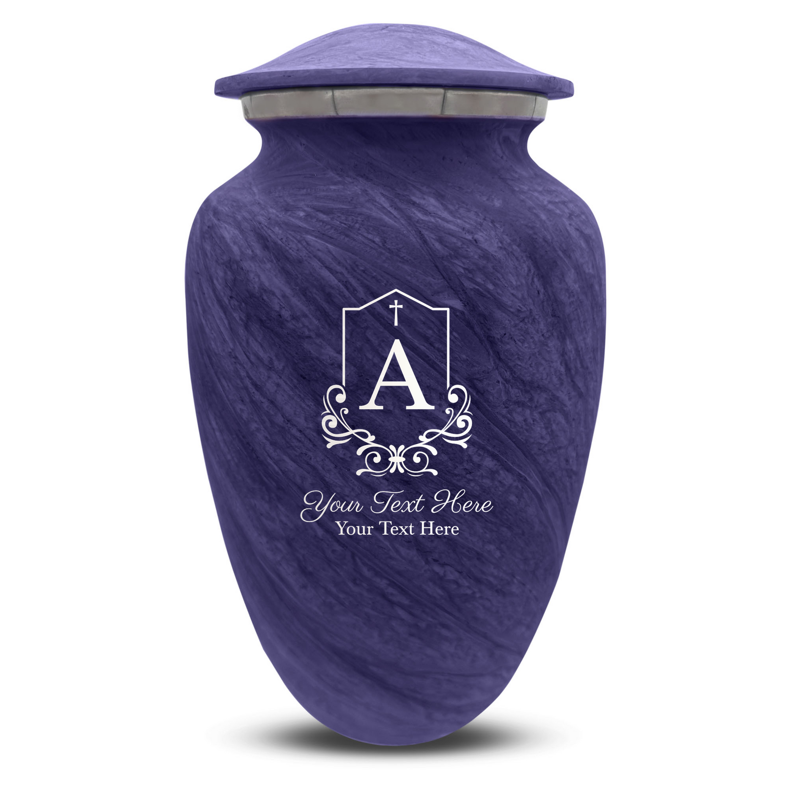 Custom Human Urns - Soft Whisper Collection - Headstone Shape Design - Distressed Finish - 200 Cubic Inch