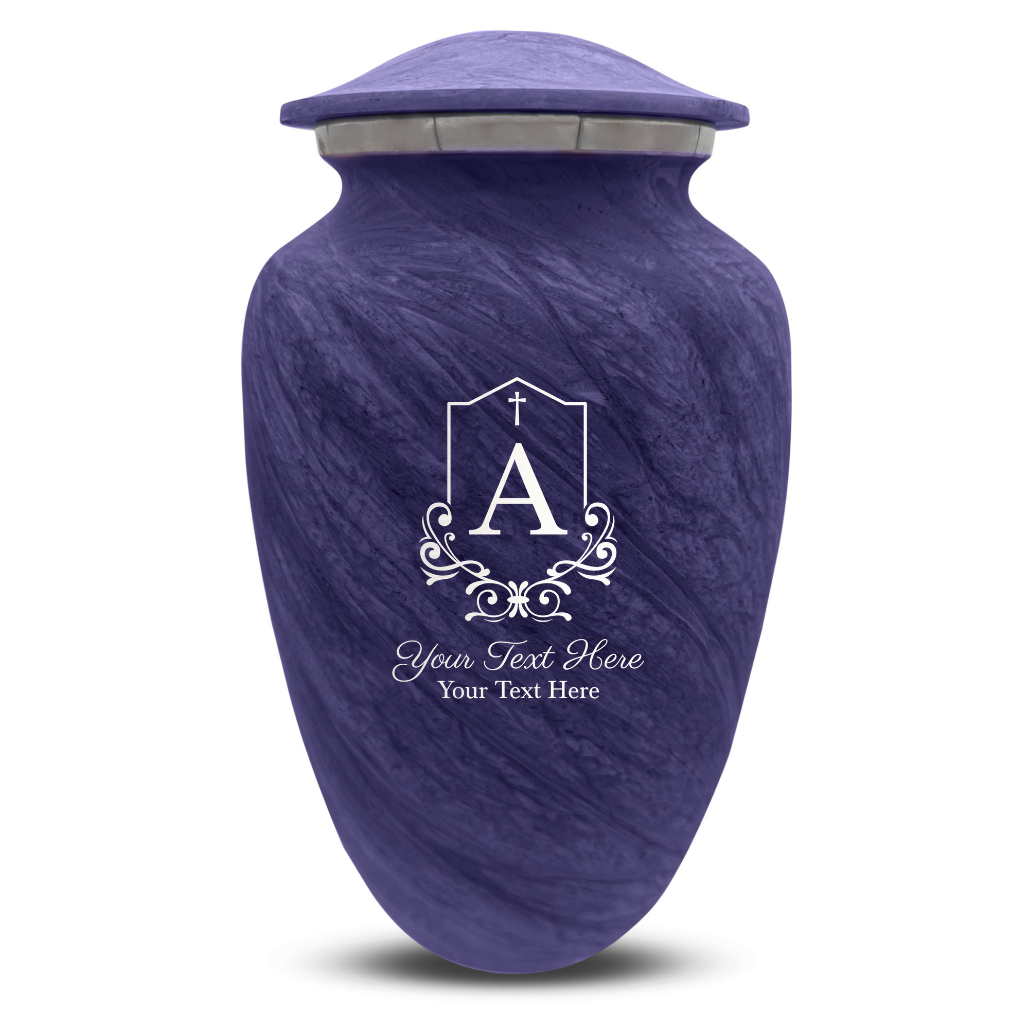 Custom Human Urns - Soft Whisper Collection - Headstone Shape Design - Distressed Finish - 200 Cubic Inch