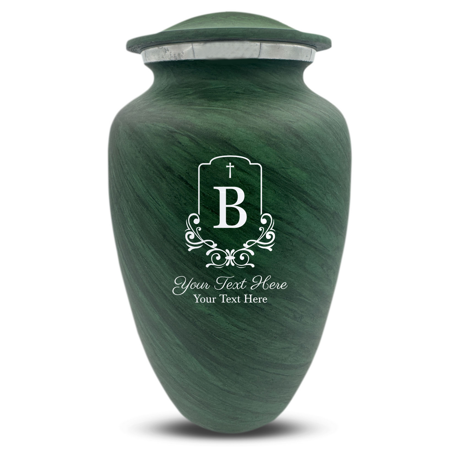 Custom Human Urns - Soft Whisper Collection - Headstone Shape Design - Distressed Finish - 200 Cubic Inch