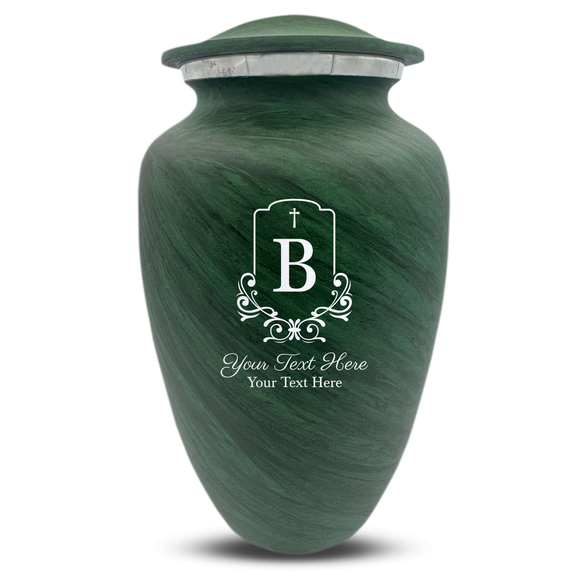 Custom Human Urns - Soft Whisper Collection - Headstone Shape Design - Distressed Finish - 200 Cubic Inch