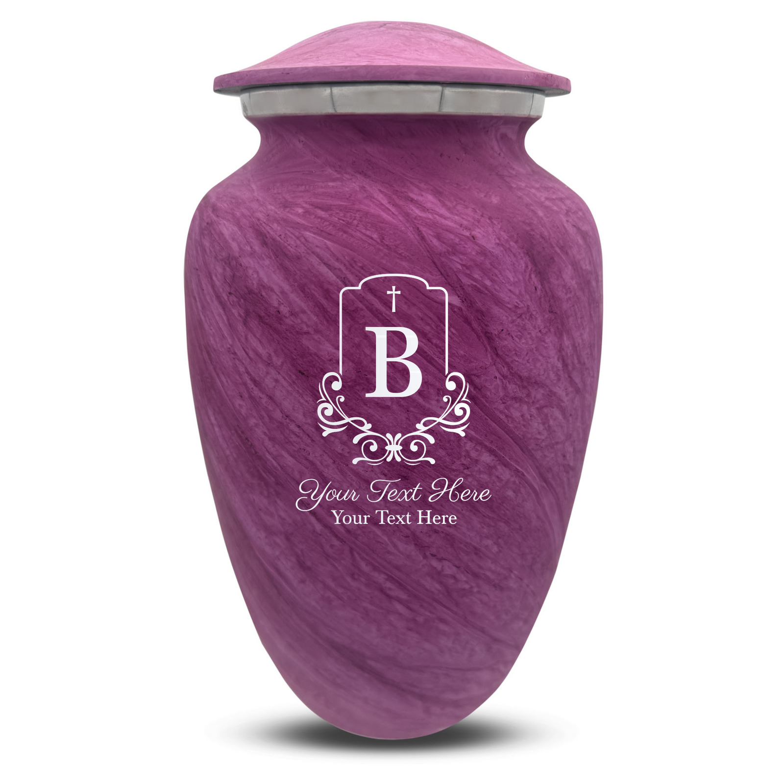 Custom Human Urns - Soft Whisper Collection - Headstone Shape Design - Distressed Finish - 200 Cubic Inch